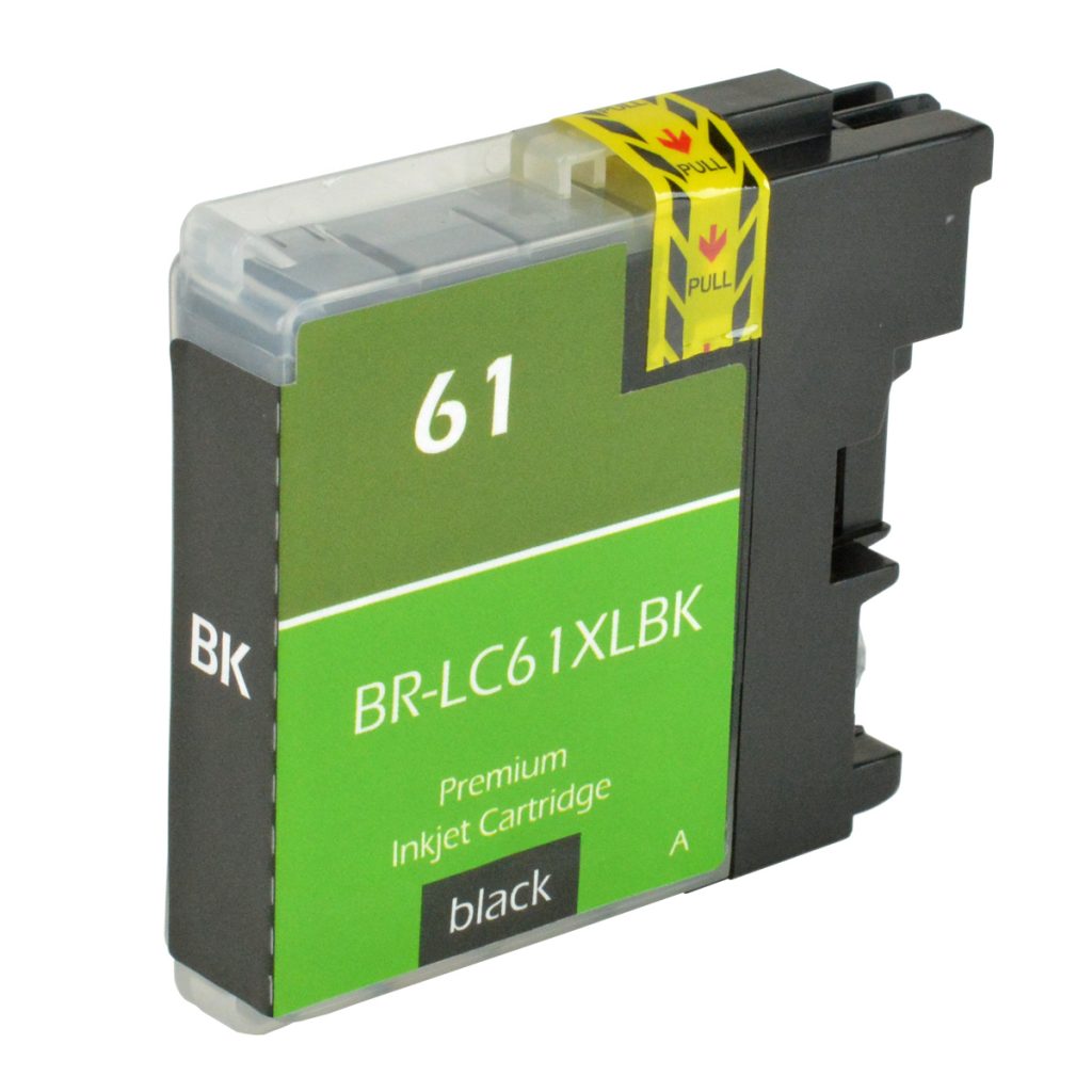 Brother LC61BK, LC61XLBK, LC65HYBK Compatible Inkjet