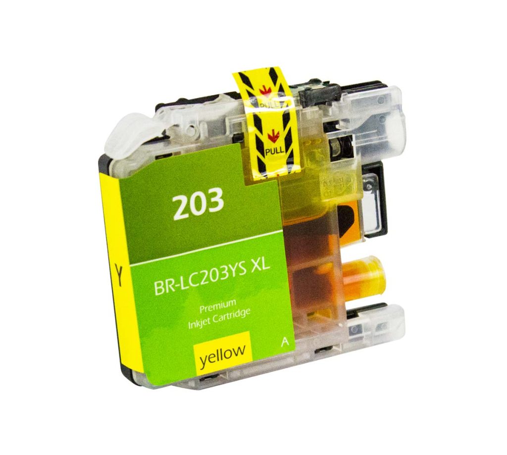 Brother LC203YS, LC203YXL Compatible Inkjet